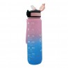 FITPADDY Borraccia Motivazionale Rosa-Azzurro