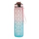FITPADDY Borraccia Motivazionale Rosa-Azzurro