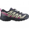 SALOMON XA PRO V8 WATERPROOF JUNIOR SCARPE DA BAMBINO/A Lapis Blue/Black/Fiery Red