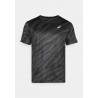 Asics CORE ALL OVER PRINT SS TOP PERFORMANCE BLACK