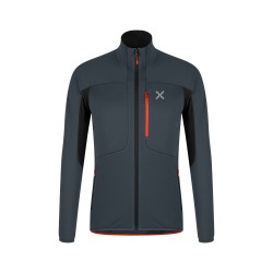 MONTURA SMOOTH 2 MAGLIA PIOMBO/ARANCIO BRILLANTE