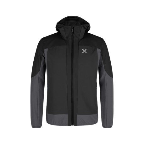 MONTURA DOLOMITI WIND HOODED JACKET BLACK/ANTRACITE