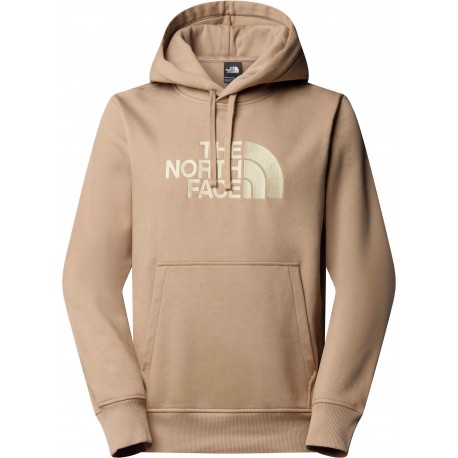 THE NORTH FACE Felpa con cappuccio Drew Peak da uomo MUSHROOM GREY/GRAVEL