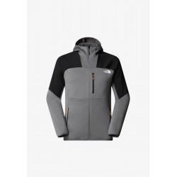 THE NORTH FACE METEORA FULLZIP FLEECE SMOKED PEARL/TNF BLACK