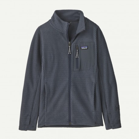 PATAGONIA Kids' R1® Air Full-Zip Jacket SMOLDER BLUE