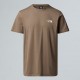THE NORTH FACE T-shirt Simple Dome da uomo MOCHA BROWN