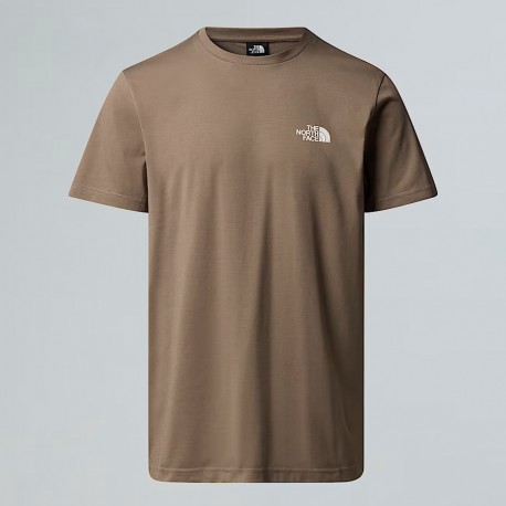 THE NORTH FACE T-shirt Simple Dome da uomo MOCHA BROWN