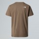 THE NORTH FACE T-shirt Simple Dome da uomo MOCHA BROWN