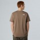THE NORTH FACE T-shirt Simple Dome da uomo MOCHA BROWN