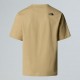 THE NORTH FACE T-shirt Mountain Logo Relaxed Pocket da uomo Khaki Stone