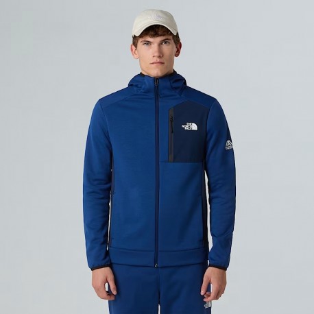 THE NORTH FACE Pile Mountain Athletics con cappuccio e cerniera integrale da uomo Estate Blue-Summit Navy-Summit Navy