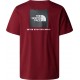 THE NORTH FACE T-shirt NSE Box da uomo SUMAC/ASPHALT GREY