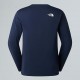 THE NORTH FACE T-shirt a maniche lunghe Simple Dome da uomo SUMMIT NAVY