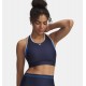 UNDER ARMOUR UA Crossback Mid Open Back Reggiseno sportivo da donna Washed Navy / Blue Atlantis / White