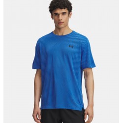 UNDER ARMOUR UA Tech™ Vent Jacquard Maglia a maniche Blue Atlantis / Black   corte da uomo
