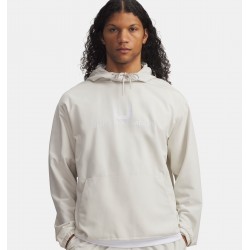 UNDER ARMOUR UA Unstoppable Woven Felpa con cappuccio da uomo Summit White / White