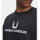 UNDER ARMOUR UA U Logo Heavyweight Maglia a maniche corte da uomo Black / White