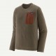 PATAGONIA Men's R1® Air Fleece Crewneck MARLOW BROWN