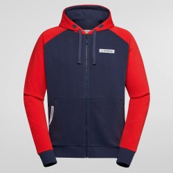 LA SPORTIVA KAOS HOODY M NIGHT SKY/MOUNTAIN RED