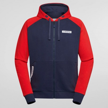 LA SPORTIVA KAOS HOODY M NIGHT SKY/MOUNTAIN RED