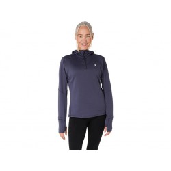 ASICS ROAD WINTER LS HOODIE INDIGO FOG