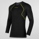LA SPORTIVA WOOL40 AERO LONGLSLEEVE M BLACK/YELLOW
