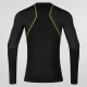 LA SPORTIVA WOOL40 AERO LONGLSLEEVE M BLACK/YELLOW