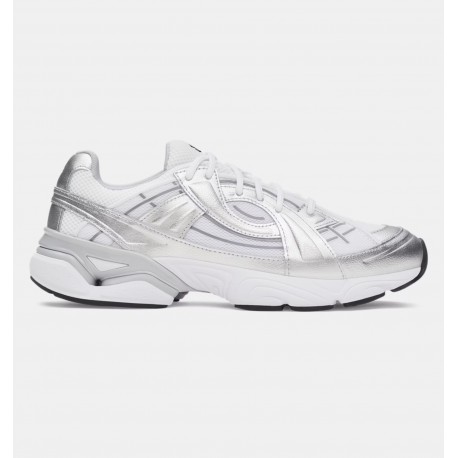 UNDER ARMOUR UA Sola Scarpe unisex White / Metallic Silver / Galaxy Black