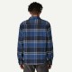 PATAGONIA Men's Fjord Flannel Shirt Cycles: Sunken Blue