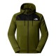 THE NORTH FACE PILE ZIP INTERA CON CAPPUCCIO REAXION WOODLAND GREEN/BLACLK