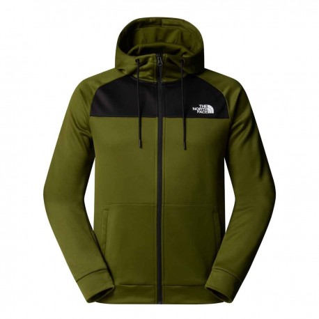 THE NORTH FACE PILE ZIP INTERA CON CAPPUCCIO REAXION WOODLAND GREEN/BLACLK