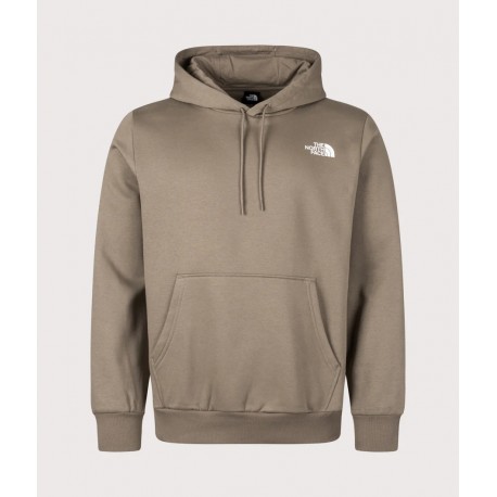 THE NORTH FACE FELPA CON CAPPUCCIO UOMO SIMPLE DOME REGULAR MOCHA BROWN