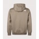 THE NORTH FACE FELPA CON CAPPUCCIO UOMO SIMPLE DOME REGULAR MOCHA BROWN
