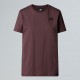 THE NORTH FACE T-shirt NSE Box Edge Of Light Infill Relaxed da donna Tawny Quartz-TNF Black Edge of Light Print