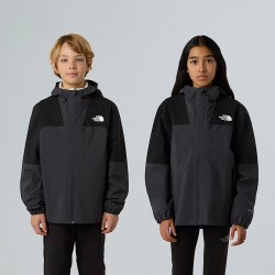 THE NORTH FACE Giacca guscio Hike Packable da ragazzi TNF Black-Asphalt Grey