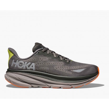 HOKA Clifton 9 GORE-TEX asphalt grey / gravel