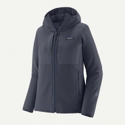 PATAGONIA Women's R2® CrossStrata Hoody SMOLDER BLUE