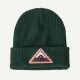 PATAGONIA Kids' Logo Beanie Driftways Patch: Cascade Green