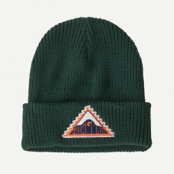 PATAGONIA Kids' Logo Beanie Driftways Patch: Cascade Green