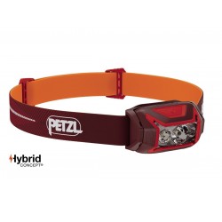 PETZL ACTIK® CORE Lampada frontale potente e ricaricabile, di facile utilizzo con illuminazione rossa. 625 lumen
