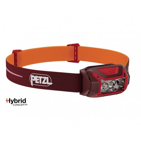 PETZL ACTIK® CORE Lampada frontale potente e ricaricabile, di facile utilizzo con illuminazione rossa. 625 lumen