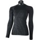 MICO Maglia girocollo manica lunga WOMAN - SUPERTHERMO DUALTECH MERINO SKINTECH BLACK