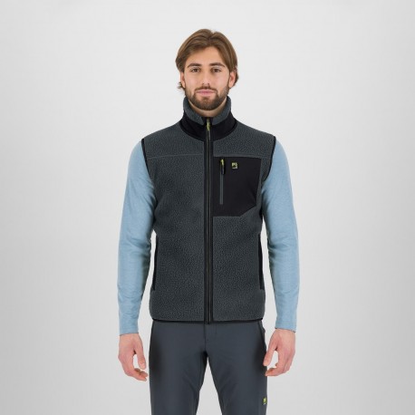 KARPOS MOIAZZA RETRO FLEECE VEST WOODL.GRAY/BLACK