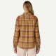 PATAGONIA Women's Fjord Flannel Shirt River Plaid: Barnacle Blue