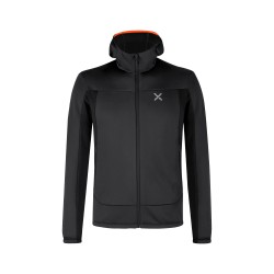 MONTURA PULSE HOODED MAGLIA ANTRACITE/ORANGE