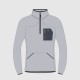 KARPOS ROCCHETTA HALF ZIP FLEECE MICRO CHIP/WOODL.GRAY