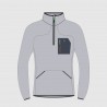 KARPOS ROCCHETTA HALF ZIP FLEECE MICRO CHIP/WOODL.GRAY