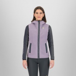 KARPOS MOIAZZA RETRO HOODIE W VEST OAT/HUCKLEBERRY