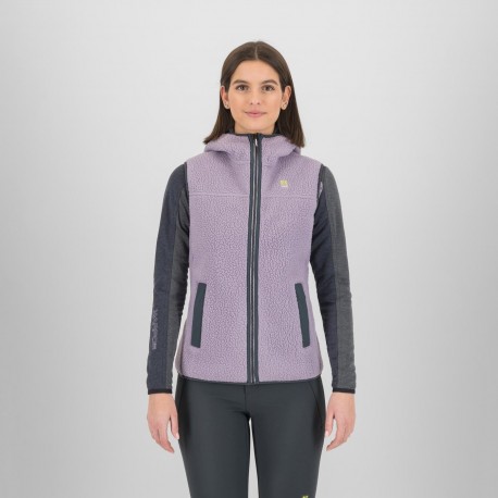 KARPOS MOIAZZA RETRO HOODIE W VEST OAT/HUCKLEBERRY