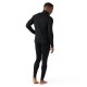 SMARTWOOL Strato base con mezza cerniera Classic Thermal Merino da uomo BLACK